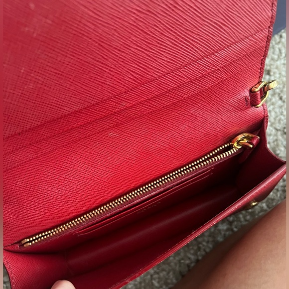 Authentic Red Prada Mini Bag - Picture 8 of 9